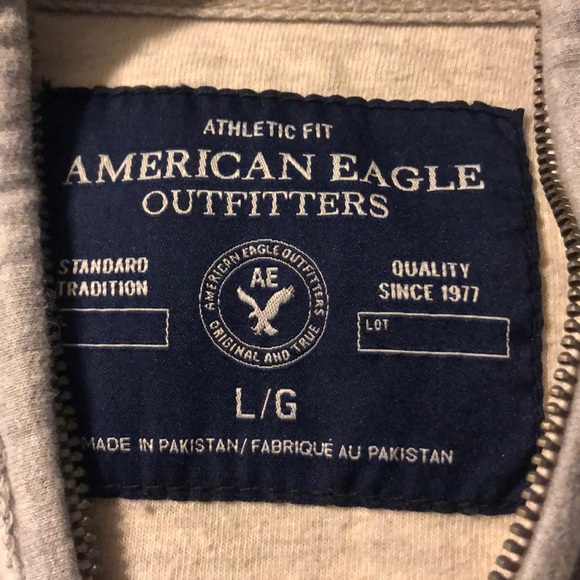 American Eagle zip up sweatshirt, Large, like new - Picture 2 of 2